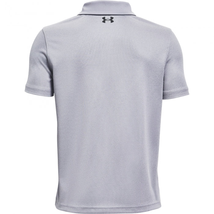 under-armour-youth-performance-stripe-polo-mod-grey | The Local Golfer |   | 59.99