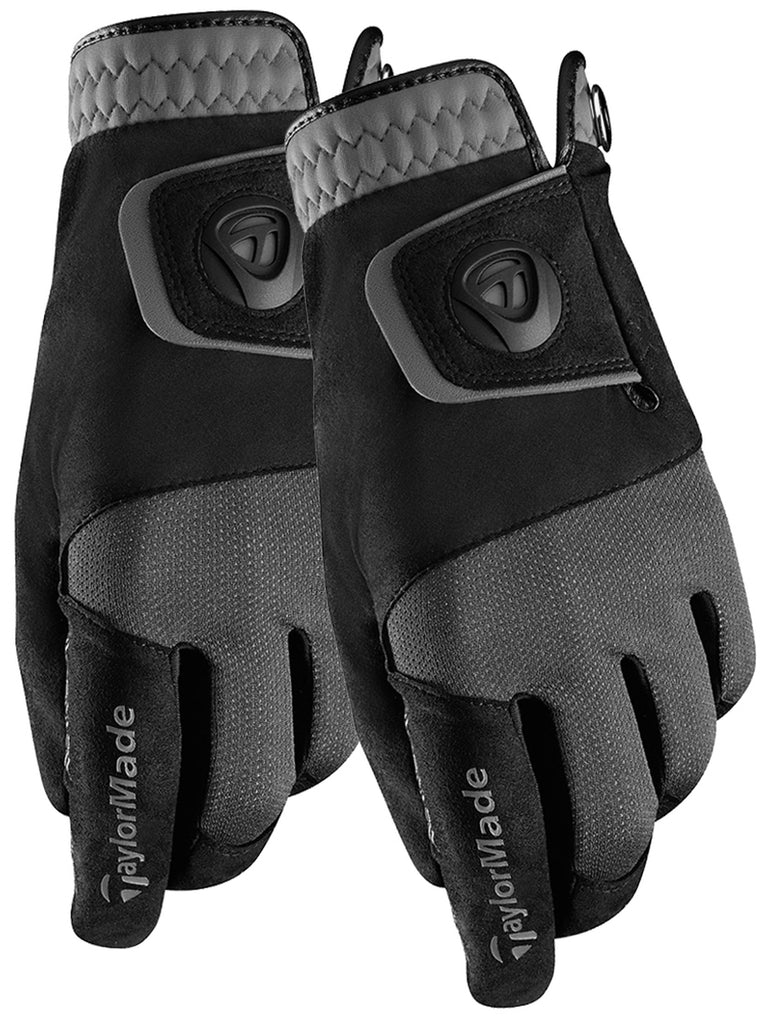 taylormade-rain-control-pair-of-golf-gloves-mens-black | The Local Golfer |  Gloves, Golf Apparel, taylormade | 69.99