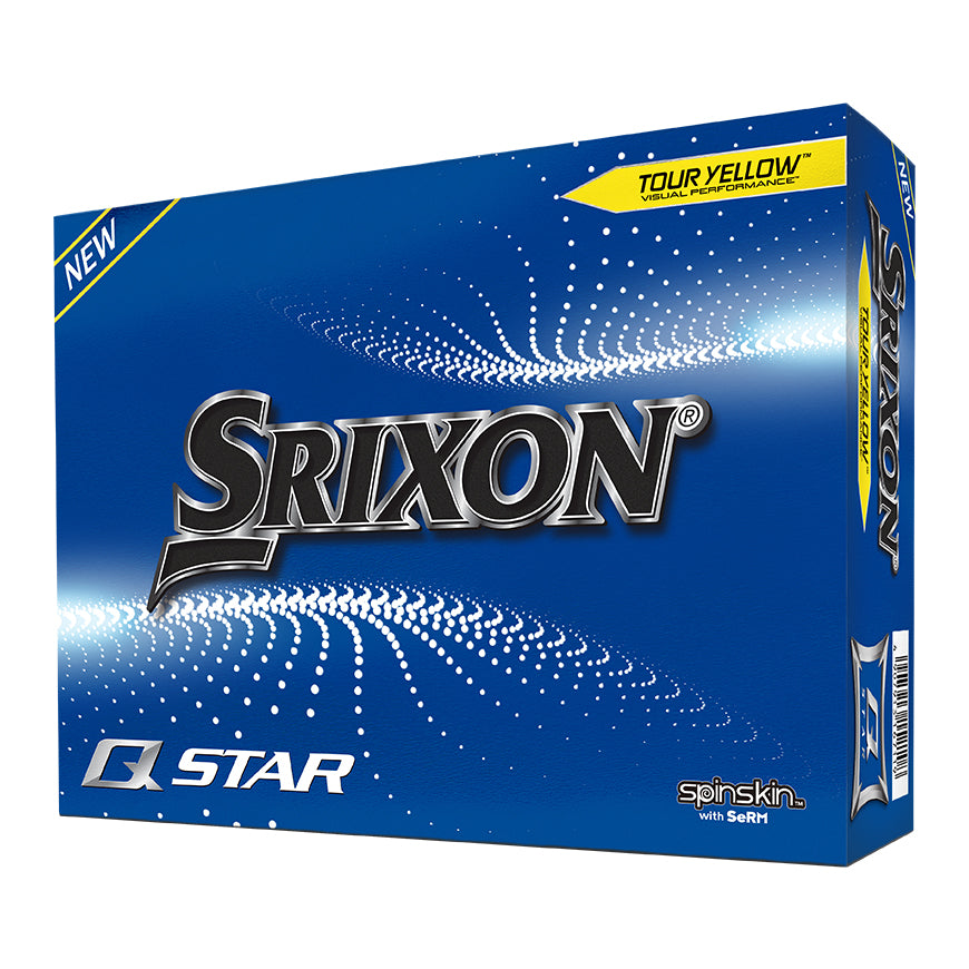 srixon-q-star-yellow-golf-balls | The Local Golfer |  550x550pad, Golf Balls, import_2021_06_24_111805, joined-description-fields, New, srixon | 33.99